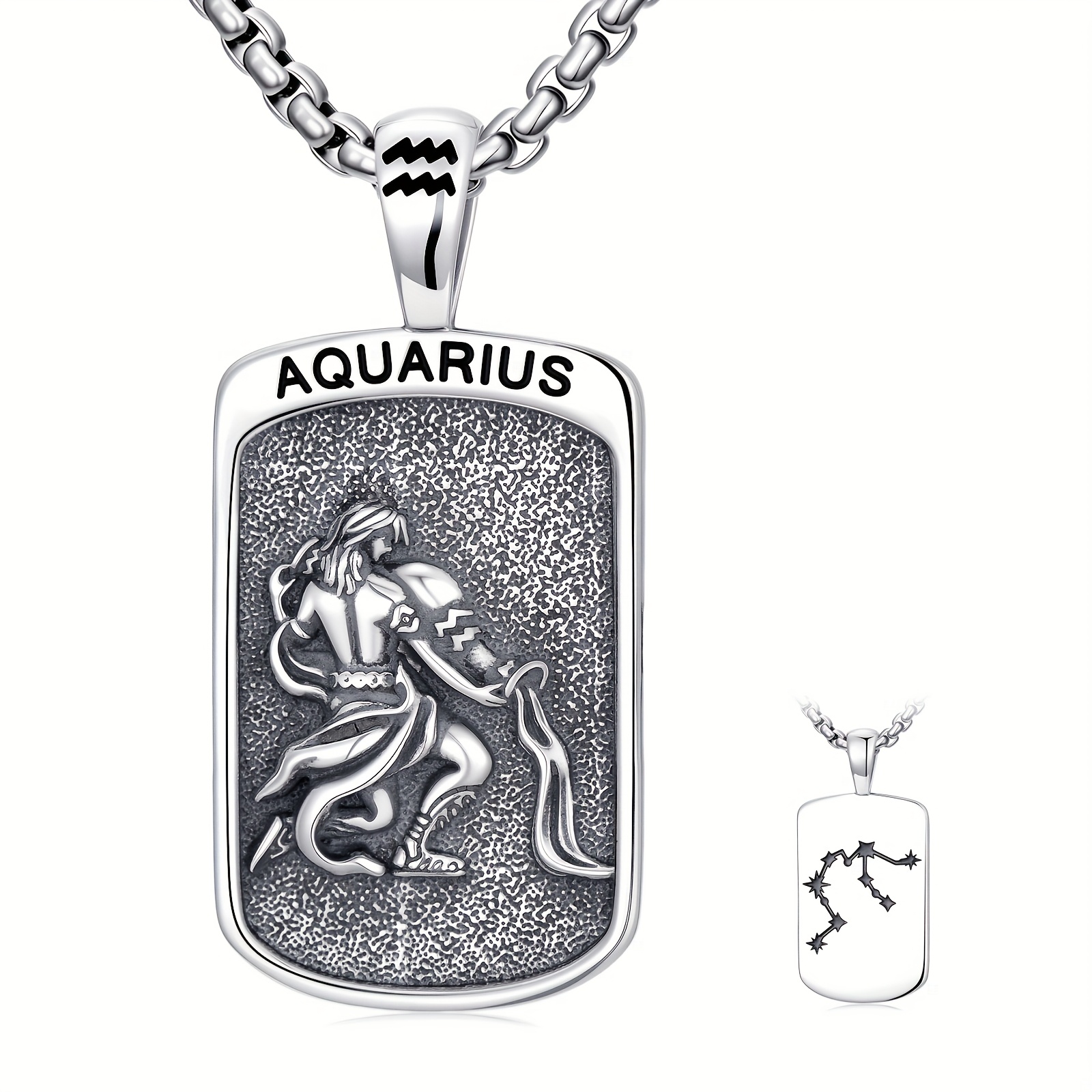 Women's 925 Sterling Silver Zodiac Constellation Necklace